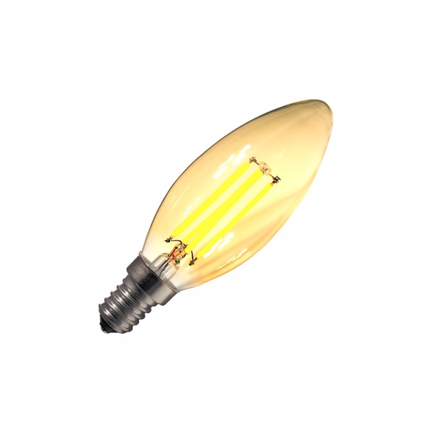 Ampoule LED E14 C35 dimmable filament gOLD 3.5W